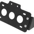 V-Factor 13129 Black License Plate Bracket Side Mount for Harley Custom Softail
