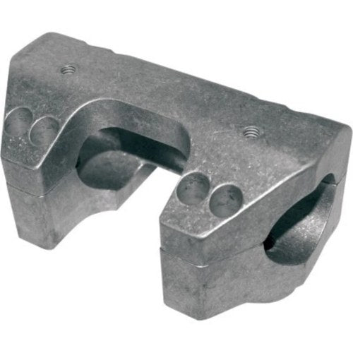 LA Choppers LA-7425-00 1-1/2" Raw Finish Riser Clamp for Harley Road King 94-07