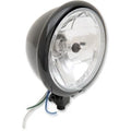 Drag Specialties 2001-0554 Black 5-3/4" Diamond Style Headlight for Springer