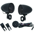 Kuryakyn 2713 Black Road Thunder Speaker Pods Bluetooth Audio Motorcycle Kit