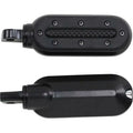 Kuryakyn 7032 Black Heavy Industry Footrest Foot Pegs for Harley Male Mount