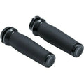 Kuryakyn 5941 Satin Black Thresher Hand Grips For Harley 1" Cable Operated 96-22