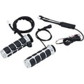 Kuryakyn 6470 Chrome Heated Iso Hand Grips for Harley Electronic Throttle