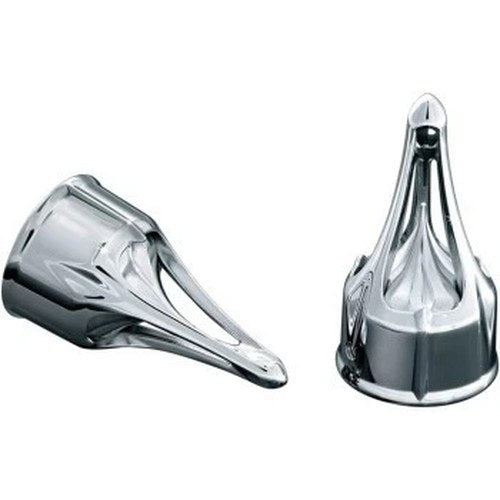 Kuryakyn 1225 Chrome Roman Front Axle Caps