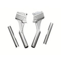 Kuryakyn 8146 Chrome Slotted Deluxe Neck Cover Kit for 95-05 Touring