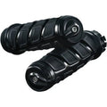 Kuryakyn 6351 Black Kinetic Iso Hand Grips for Harley Cable Op Throttle