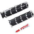 Kuryakyn 6375 Chrome Kinetic Iso Hand Grips for Metric Motorcycles