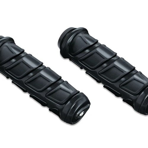Kuryakyn 6376 Black Kinetic Iso Hand Grips for Metric Motorcycles