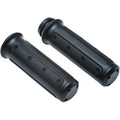 Kuryakyn 6123 Satin Black Heavy Industry Hand Grips Harley Electronic Throttle
