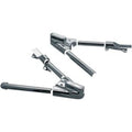 Kuryakyn 8256 Chrome Swingarm Phantom Covers Kit for 00-05 Fxst 00-07 Flst