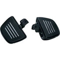 Kuryakyn 7564 Black Premium Mini Driver Floorboards with Comfort Drop Mount