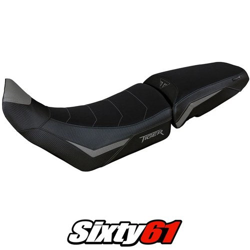 Triumph Tiger 850 Sport 2021 2022-2025 Seat Cover Tappezzeria Comfort Grey Black