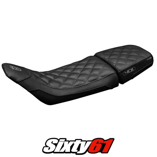 Husqvarna Svartpilen 401 2018 2019-2023 Seat Cover Tappezzeria Vintage Black