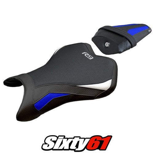 Yamaha R9 2025 2026 Seat Cover Tappezzeria Blue White Black