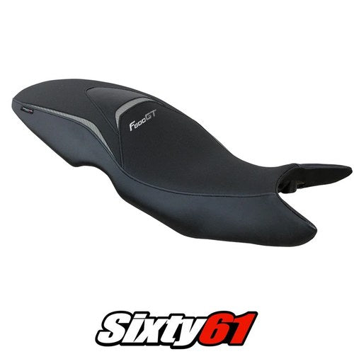 BMW F800GT 2012 2013 2014 2015 2016 Seat Cover Tappezzeria Silver Black