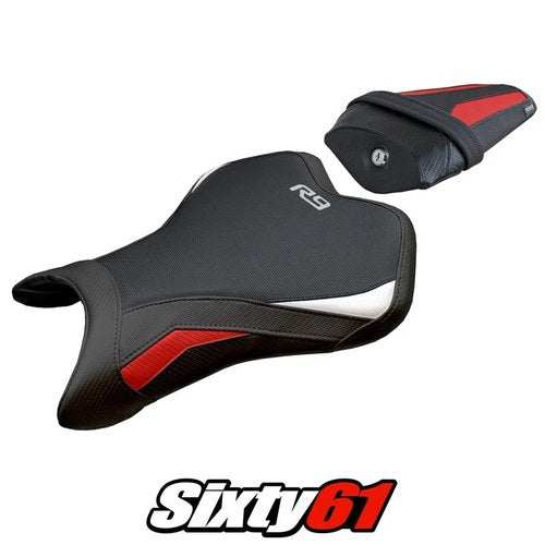 Yamaha R9 2025 2026 Seat Cover Tappezzeria Red White Black