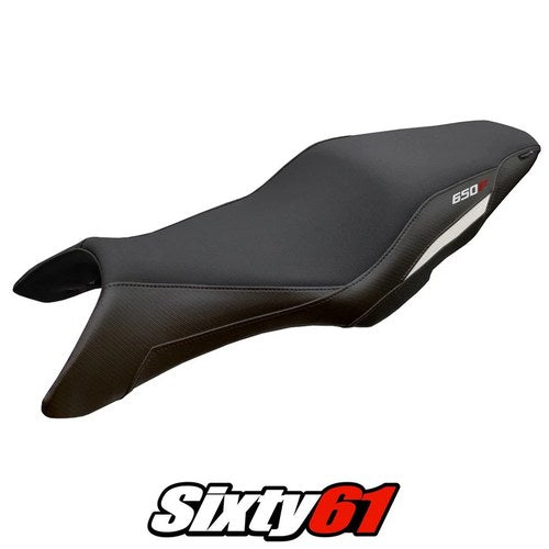 Honda CBR650F 2014 2015 2016 2017 2018 Seat Cover Tappezzeria White Black
