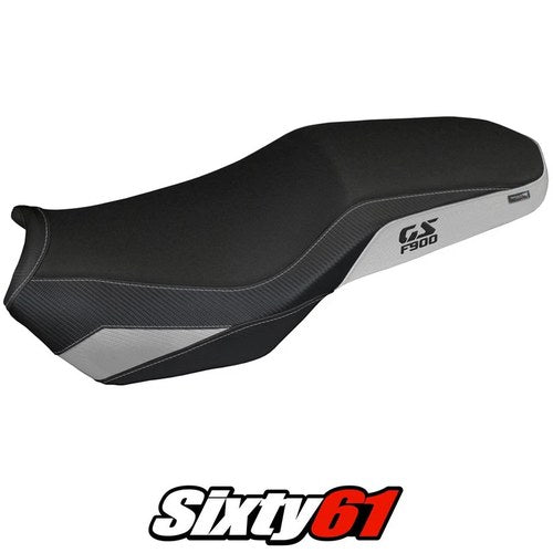 BMW F900GS Adventure 2025 2026 Seat Cover Tappezzeria Silver Black