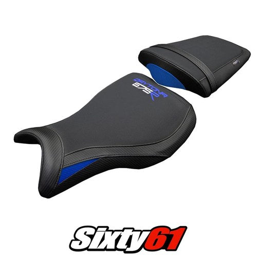 Triumph Daytona 675R 2006 2007 2008 2009-2012 Seat Cover Tappezzeria Blue Black