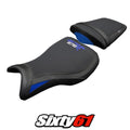 Triumph Daytona 675R 2006 2007 2008 2009-2012 Seat Cover Tappezzeria Blue Black