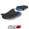 Yamaha MT 07 2025 2026 Seat Cover Tappezzeria Silver Light Blue Black