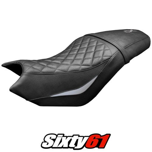 CF Moto 700 CL X 2021 2022 2023-2025 Seat Cover Tappezzeria Comfort Silver Black