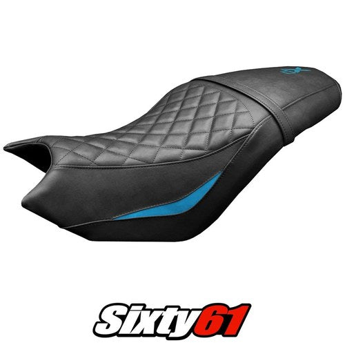 CF Moto 700 CL X 2021 2022-2025 Seat Cover Tappezzeria Comfort Light Blue Black