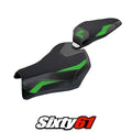 Kawasaki Z900 2025 Seat Cover Tappezzeria Green Black