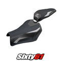 Kawasaki Z900 2025 Seat Cover Tappezzeria Ultragrip Silver Black
