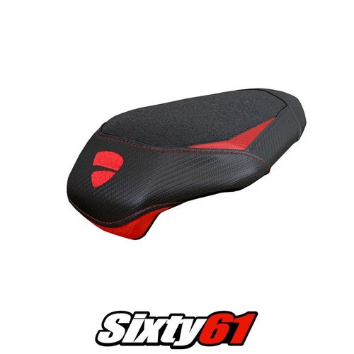 Ducati streetfighter V4 2026 Rear Seat Cover Tappezzeria Ultragrip Red Black