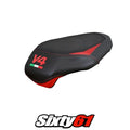 Ducati Streetfighter V4 2025 2026 Rear Seat Cover Tappezzeria Velvet Red Logo V4