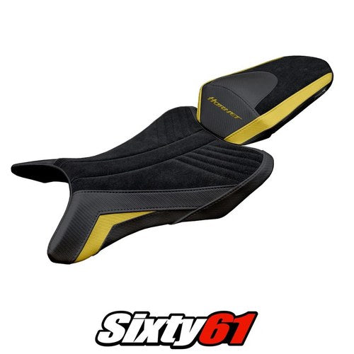 Honda CB 1000 Hornet 2025 Seat Cover Tappezzeria Velvet Gold Black