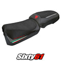 Ducati Multistrada V2 2025 Seat Cover Tappezzeria Ultragrip Grey Italian Flag