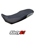 CF Moto 800 MT X 2025 Seat Cover Tappezzeria Ultragrip Silver Black
