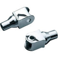 Kuryakyn 8803 Chrome Tapered Foot Peg Adapters