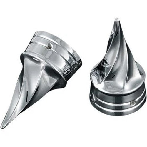 Kuryakyn 1219 Twisted Front Axle Cap 07-17 Softail 08-23 Sportster 08-23 Touring