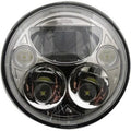 Custom Dynamics CDTB-7-C Chrome 7" TruBeam LED Headlamp for Harley