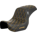 Saddlemen SC80604GOL Pro Series Sdc Performance Grip Seat-Gold Stitch-Dyna 06-17