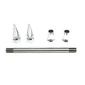V-Twin 44-0211 Chrome Pike Front Axle Kit