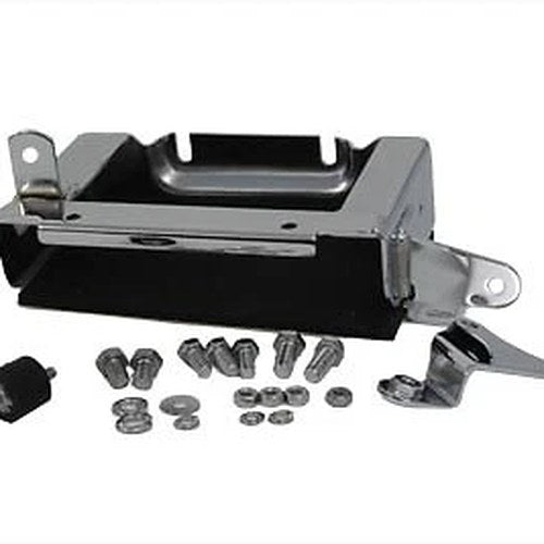 V-Twin 42-9911 Chrome Battery Carrier Kit