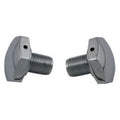 V-Twin 24-0184 Chrome Fork Tube Caps Vented