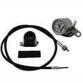 V-Twin 39-0368 Deco Mini 48mm Speedometer Kit with 2:1 Ratio