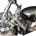 V-Twin 49-0944 Spring Fork Top Triple Tree Inline Chrome