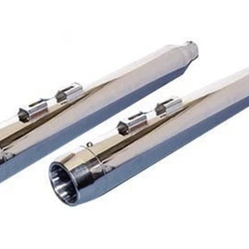 V-Twin 30-0599 Wyatt Gatling Muffler Set With Chrome End Caps