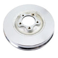 V-Twin 23-2212 Front Brake Drum Satin Chrome