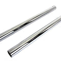 V-Twin 24-0050 Hard Chrome Fork Tube Set 4" Over Stock