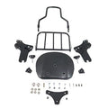 V-Twin 50-0025 Gloss Black Sissy Bar and Rack