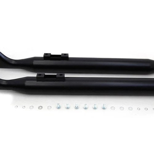 V-Twin 30-1391 M8 Black Fishtail Muffler Set