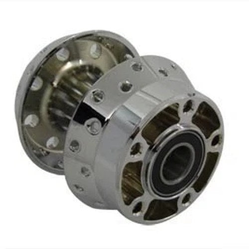 V-Twin 45-0590 Chrome Front Wheel Hub 1" Bearings