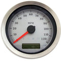 V-Twin 39-0877 4" Electronic Speedometer Assembly Silver
